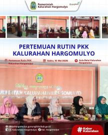 PERTEMUAN RUTIN PKK KALURAHAN HARGOMULYO BULAN MEI 2026